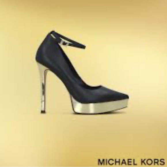 Brand New Michael Kors Xenia Platform Pumps Size 8M - Picture 1 of 16